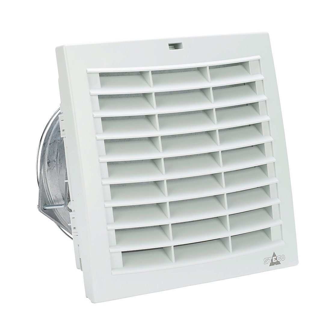 Enclosure Fan Assembly: intake, 120 CFM, 115 VAC operating voltage