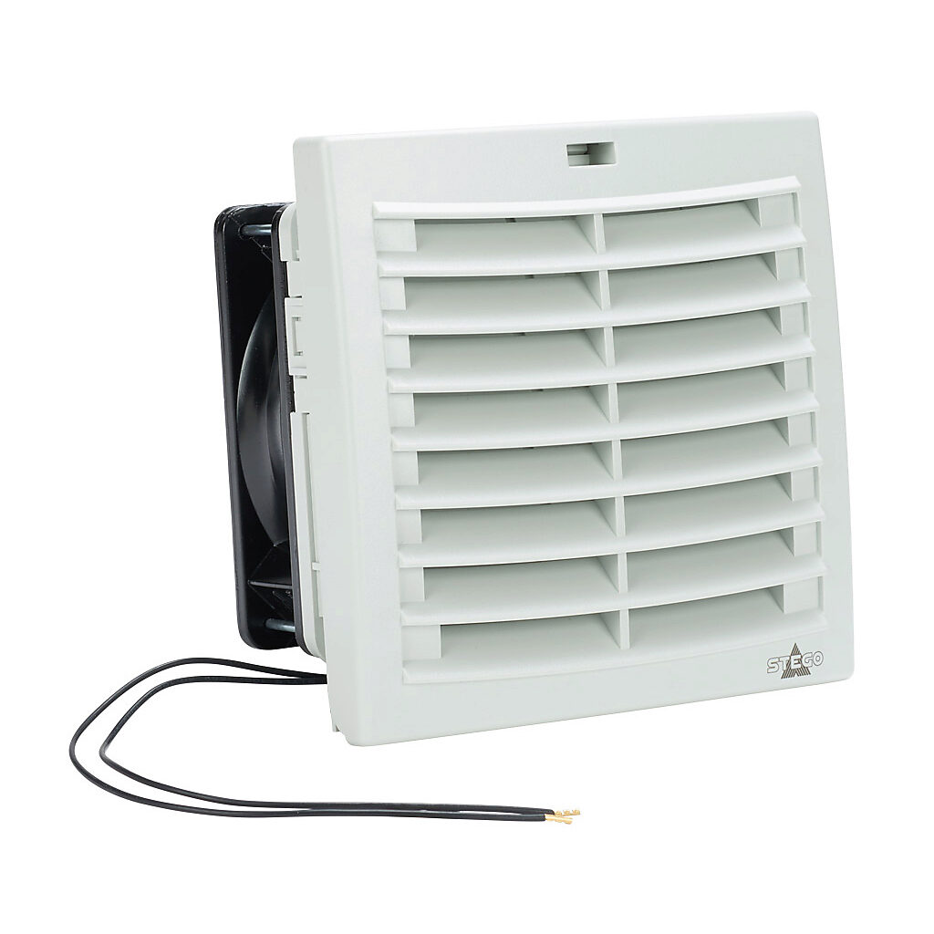 Enclosure Fan Assembly: exhaust, 69 CFM, 115 VAC operating voltage