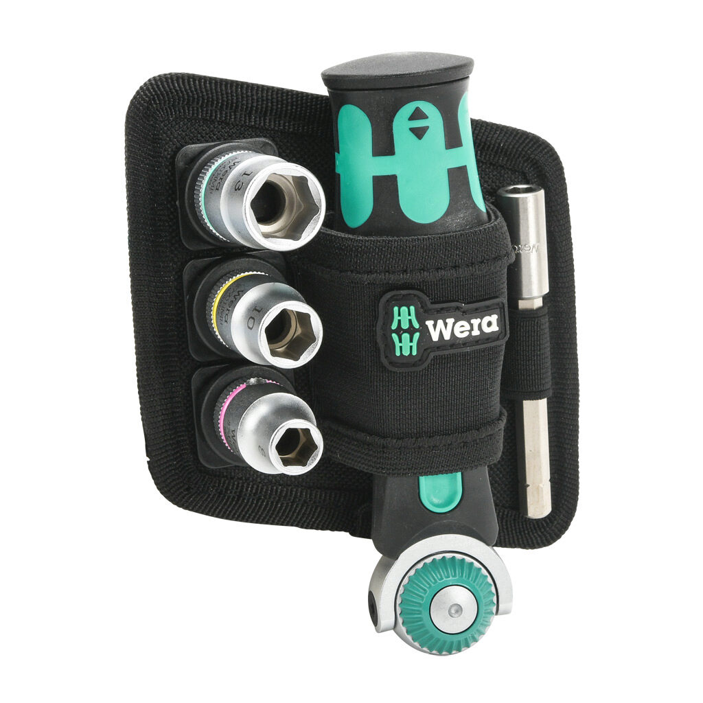 Wera Zyklop Pocket Ratchet Screwdriver and Socket Set: 18 pieces