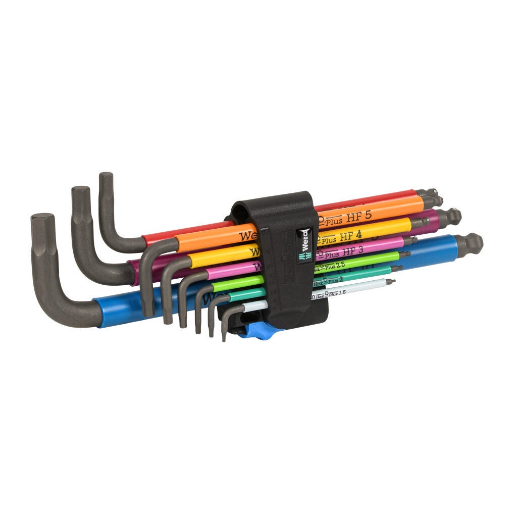 Wera Hex-Plus Hex Key Set: 9 pieces (PN# 05022210001