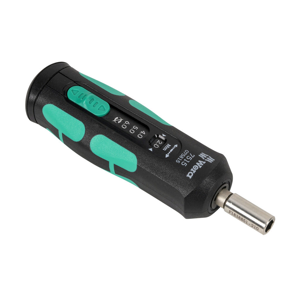 MP-F75W-01G・805-5050-A・590-0188 セット Wera Screwdriver: 2.0-6.0 Nm set point (PN# 05075815001