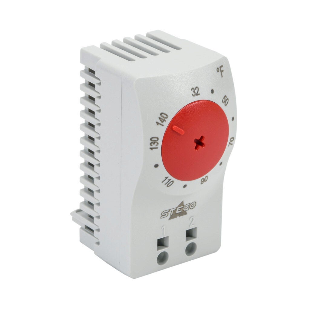 Adjustable Thermostat: for electrical enclosure climate control