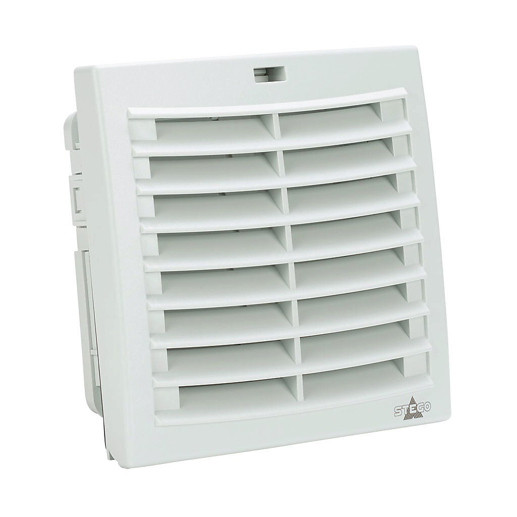 Enclosure Ventilation Grille: exhaust, 4.88 x 4.88in enclosure