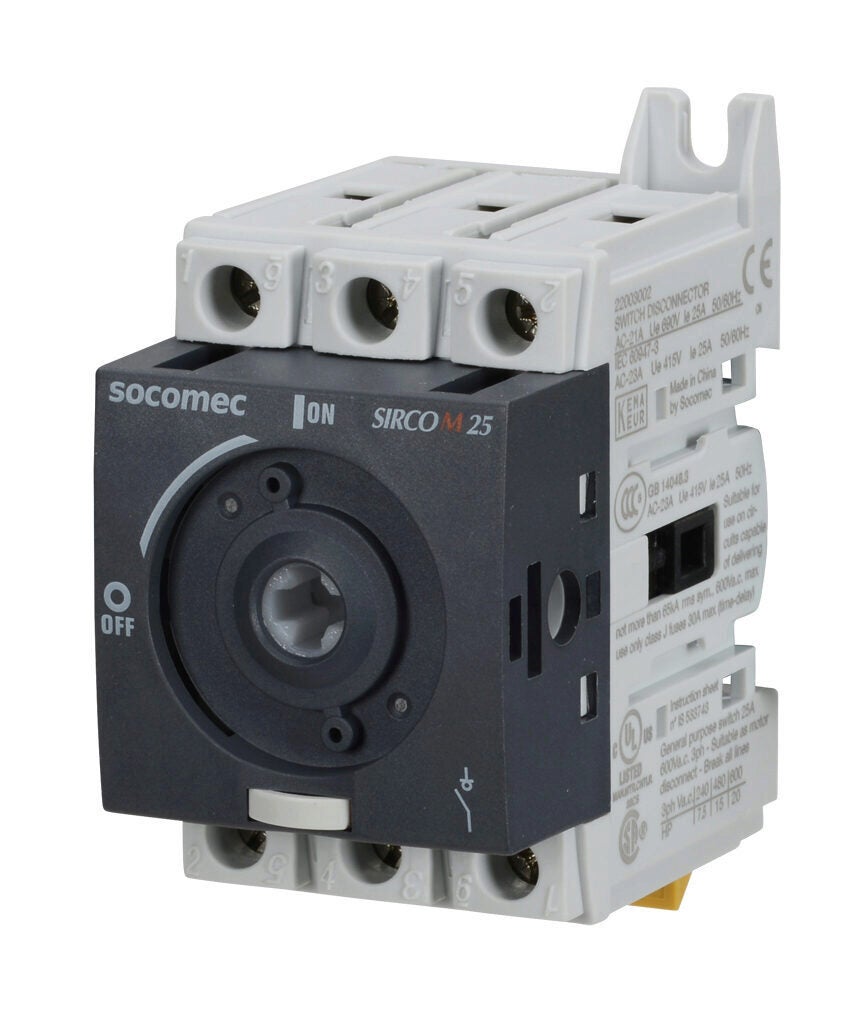 ミルココカカ様 Disconnect Switch: 3-pole, 25A (PN# 22003002) | AutomationDirect