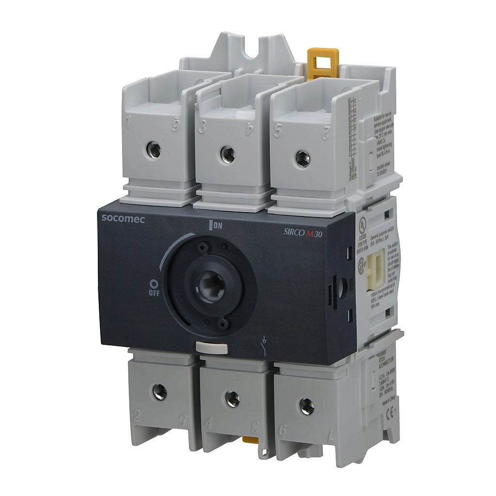Disconnect Switch: 3-pole, 30A (PN# 22013003) | AutomationDirect