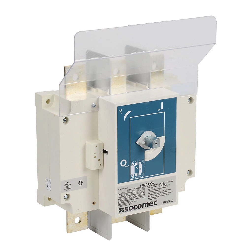 Disconnect Switch: 3-pole, 600A (PN# 27003060) | AutomationDirect