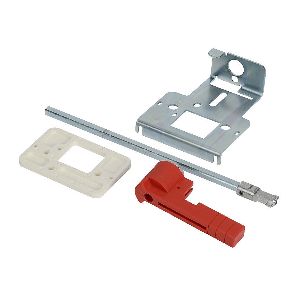 セキュリティ・セーフティ w400 rotary Handle: pistol, red, for FUSERBLOC 30-200A switch bodies