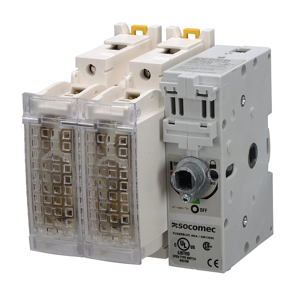Fusible Disconnect Switch: 2-pole, 60A (PN# 38612005