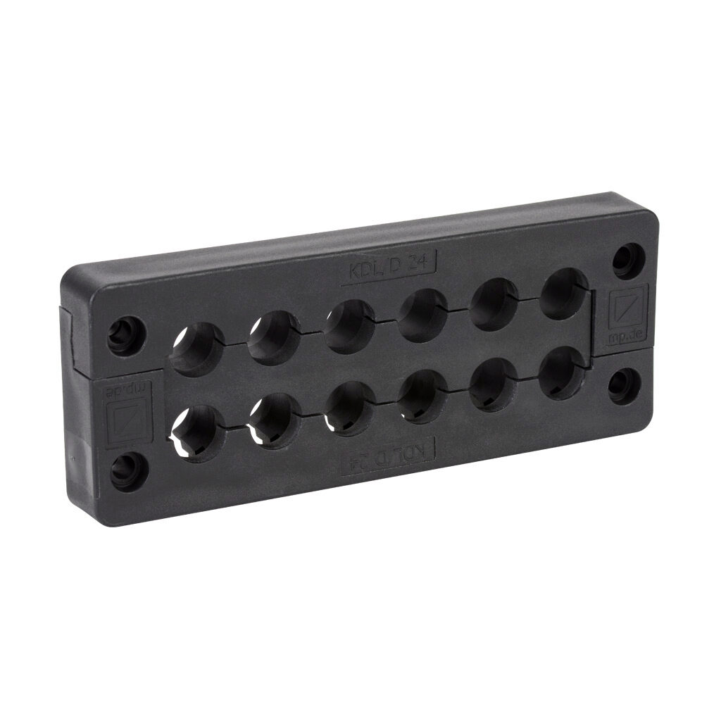 Cable Entry System Frame: black, (12) small opening(s) (PN# 568321