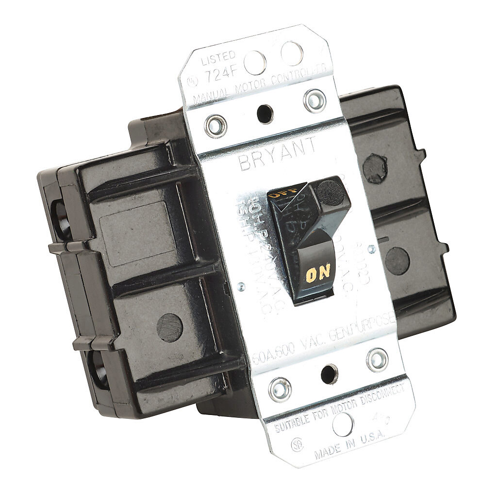 Manual Motor Controller: 60A, 2-pole, 20hp (PN# 60002D Manual Motor Controller: 60A, 2-pole, 20hp (PN# 60002D