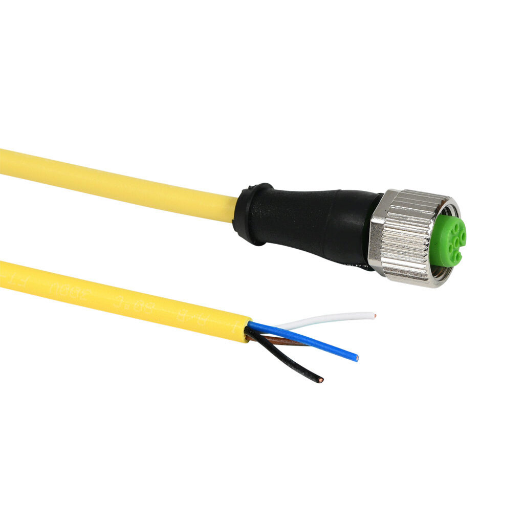 *kmk*様 Connection Cable: 6.5ft/2m, M12 axial female to pigtail (PN# 7000