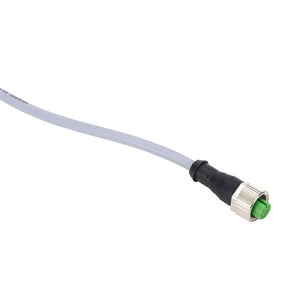 Connection Cable: 49.2ft/15m, M12 axial female to pigtail (PN