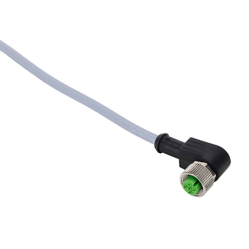 Connection Cable: 32.8ft/10m, M12 right-angle female to pigtail
