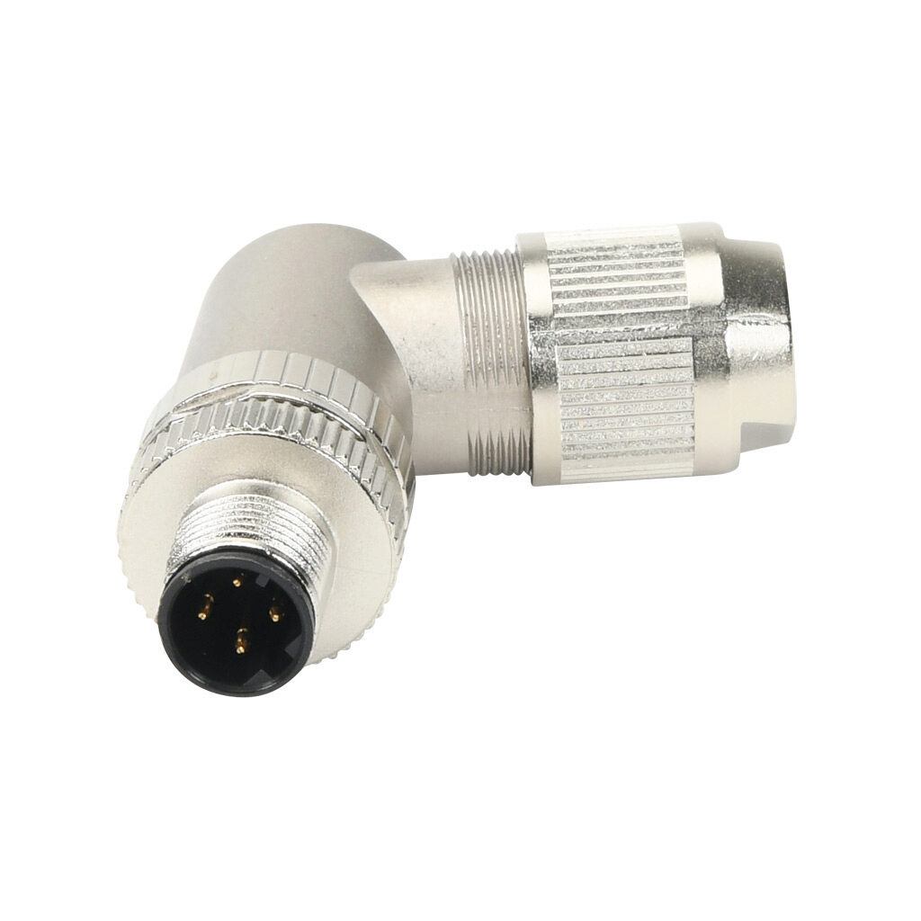 Connector: 4-pin M12 90-degree male D-coded, 26-18 AWG (PN# 7000