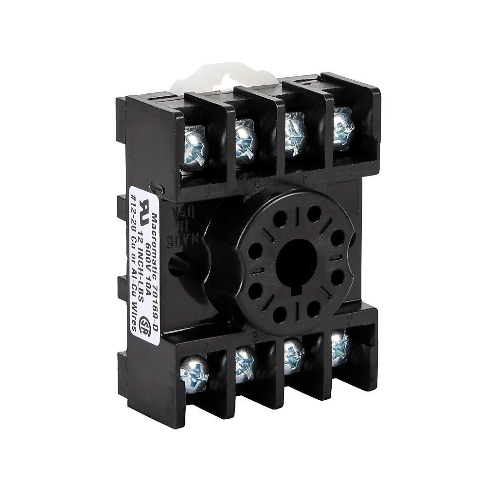 Relay Socket: for ProSense octal relays (PN# 70169-D