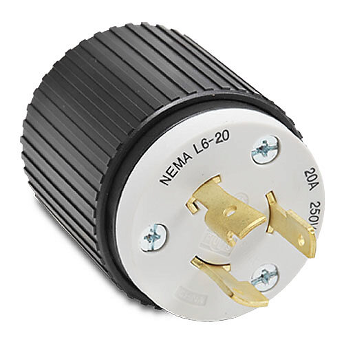 ソケット　ローゼット　碍子 菊型　20A 250V 1個　 6A 250V17個 Industrial Heavy Duty Locking Plug: 20A, 250 VAC (PN# 70620NP