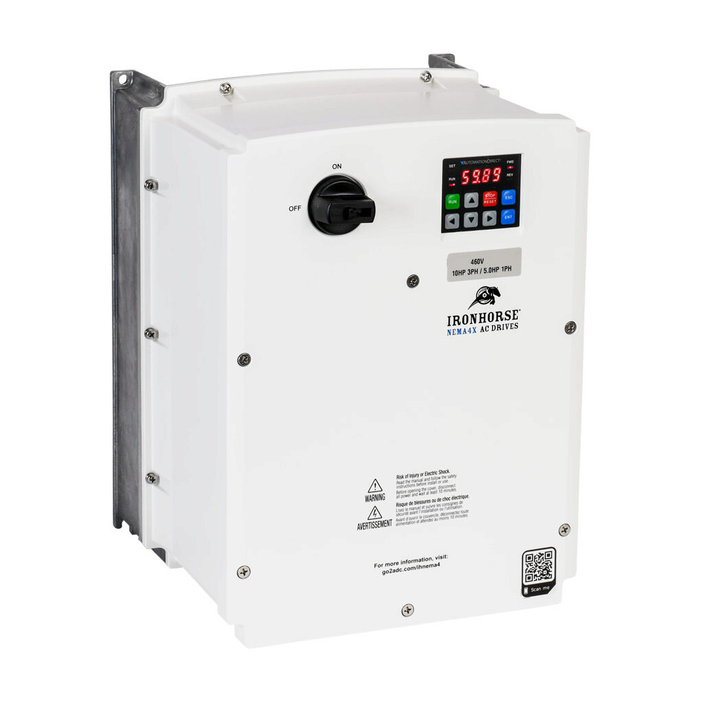 IronHorse AC General Purpose Drive with Disconnect: 460 VAC, 10hp