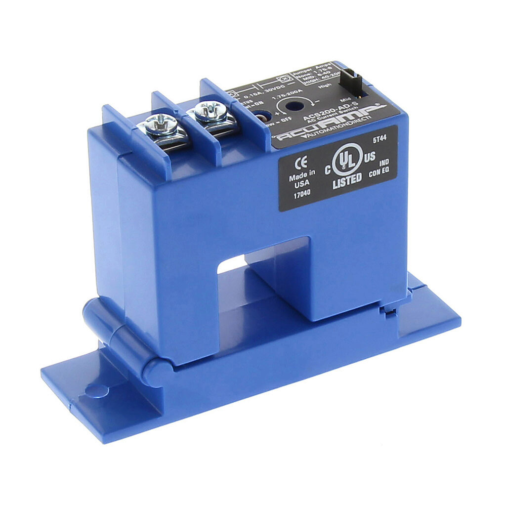 A.S.W AGSS-202 サチュレーター AC Current Switch: split core, 1.75-6, 6-40, or 40-200A selectable