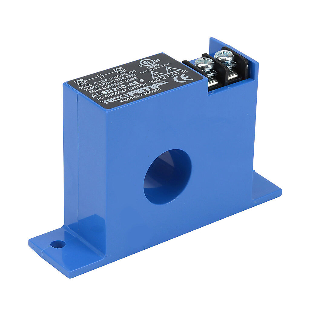 AC Current Switch: fixed core, 0-250A sensing range (PN# ACSN250