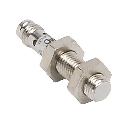 Inductive Proximity Sensor: 8mm diameter x 40mm body, 2mm range