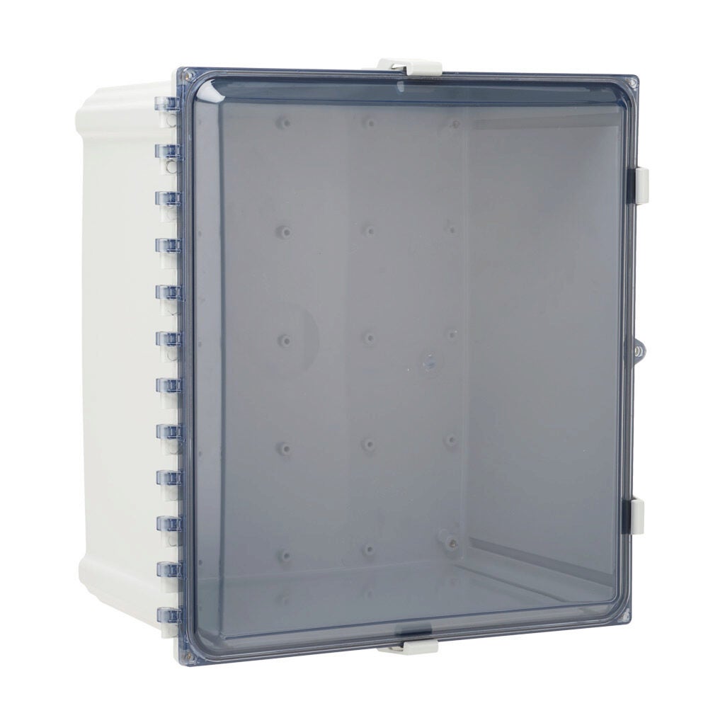 Enclosure: 18 x 16 x 10in, polycarbonate (PN# AH181610C