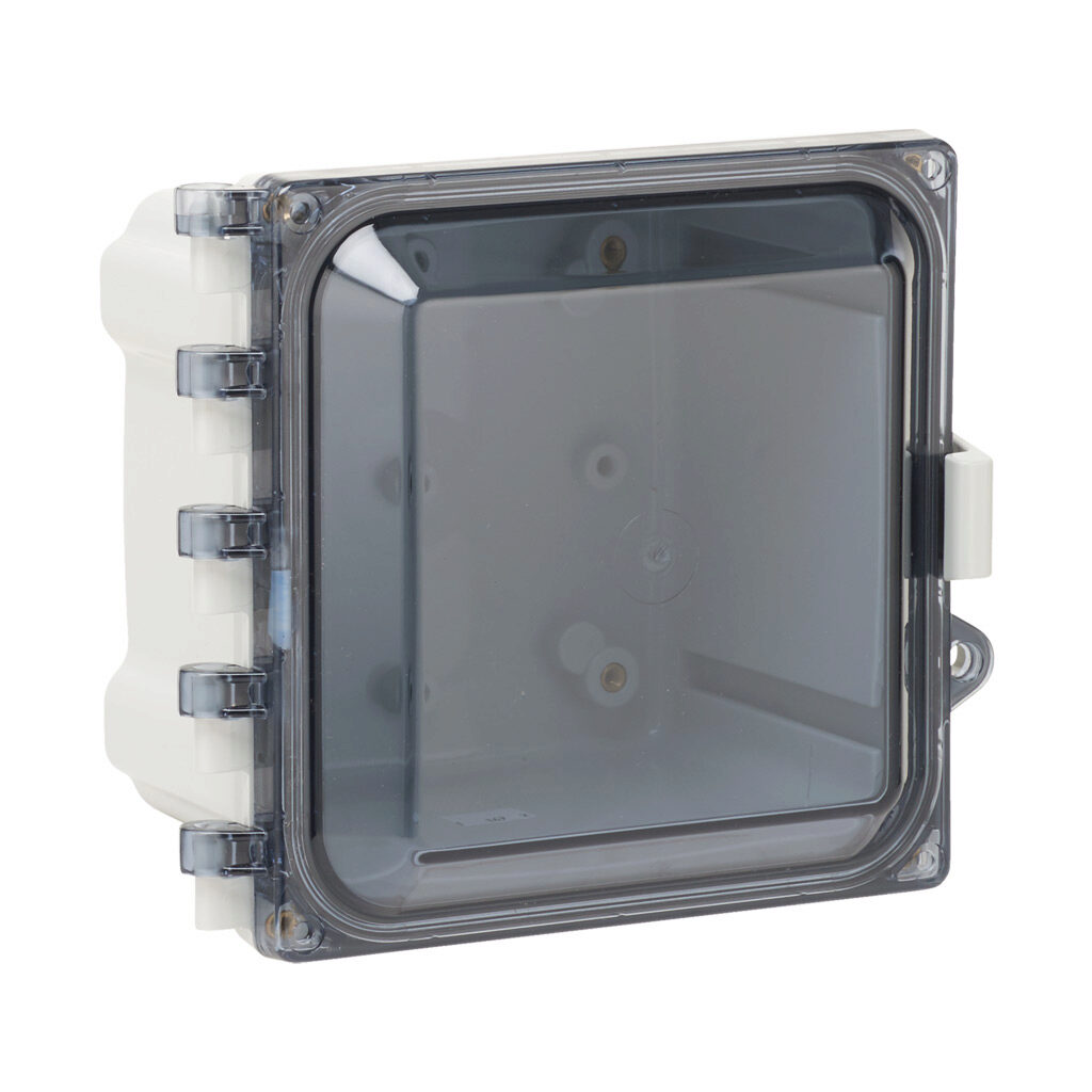 Enclosure: 6 x 6 x 4in, polycarbonate (PN# AH664C) | AutomationDirect