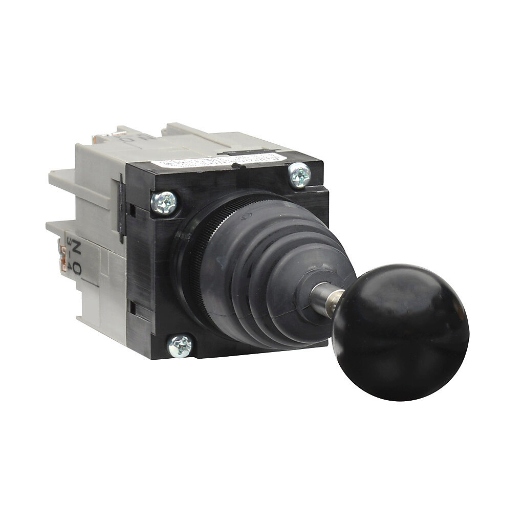 Selector Switch: momentary, 22mm, 4-pos, joystick operator (PN