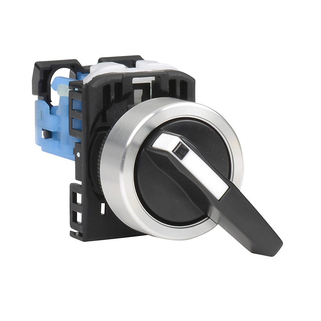 Selector Switch: maintained, 22mm, 2-pos, lever operator (PN