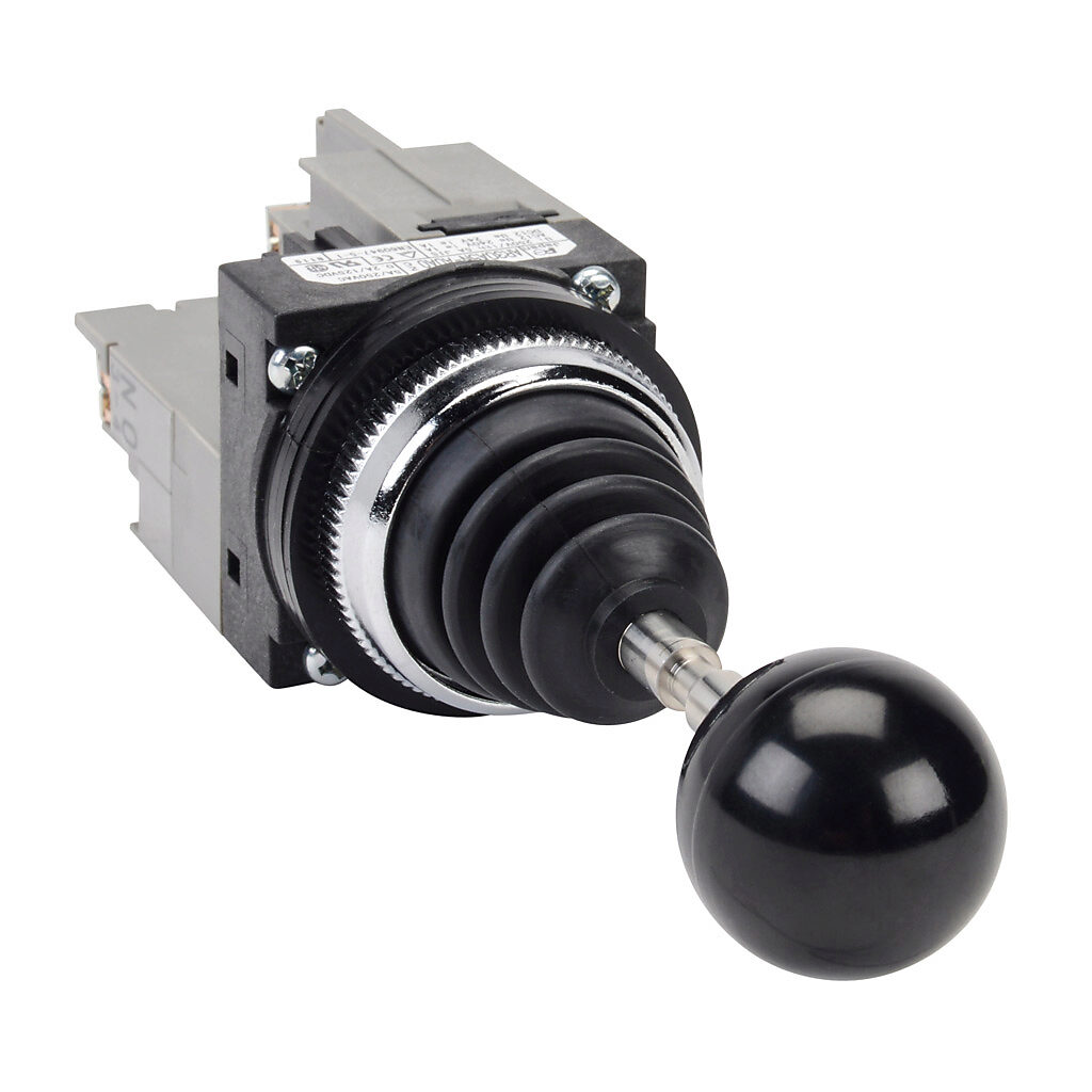 Selector Switch: momentary, 30mm, 2-pos, joystick operator (PN