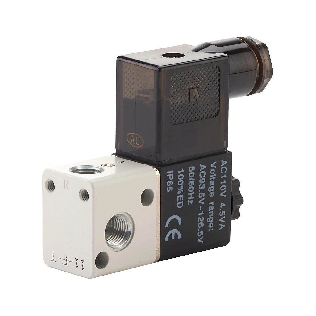 Solenoid Valve: pneumatic, 3-port (3-way), 120 VAC (PN# AVP-31C1