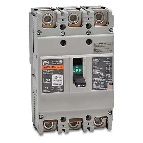 Molded Case Circuit Breaker: 150A, characteristics, 250A frame (PN