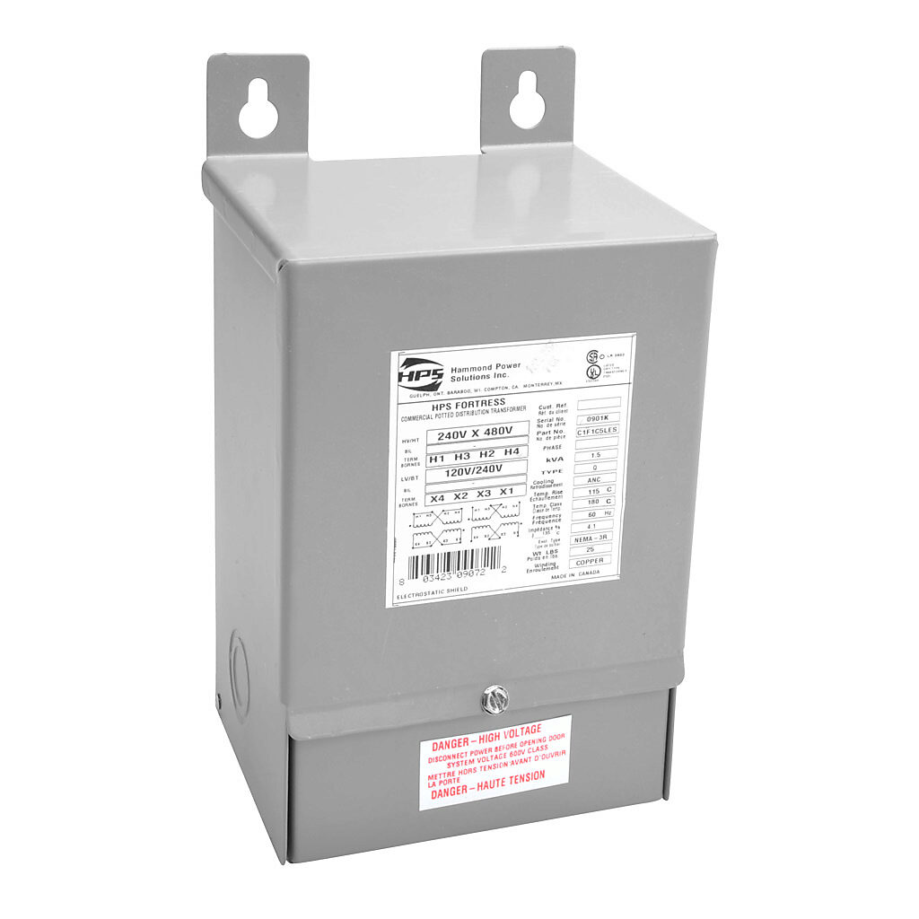General Purpose Transformer: encapsulated core, 1.5 kVA (PN