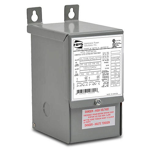 Power transformer コンパクト変圧器 シルバー/グレー General Purpose Transformer: encapsulated core, 250 VA (PN