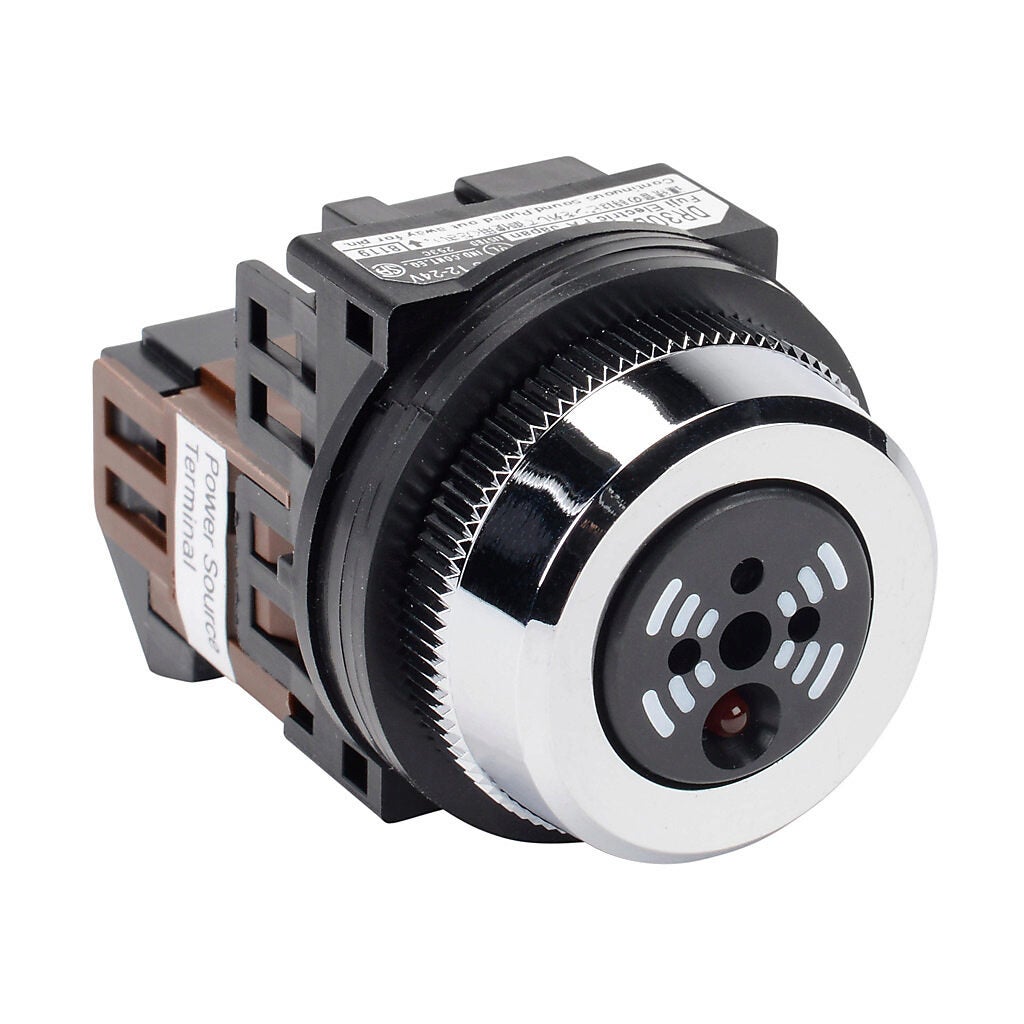 Fuji Electric Alarm Buzzer: 90 dB at 0.1m, 70 dB at 1m (PN# DR30B5