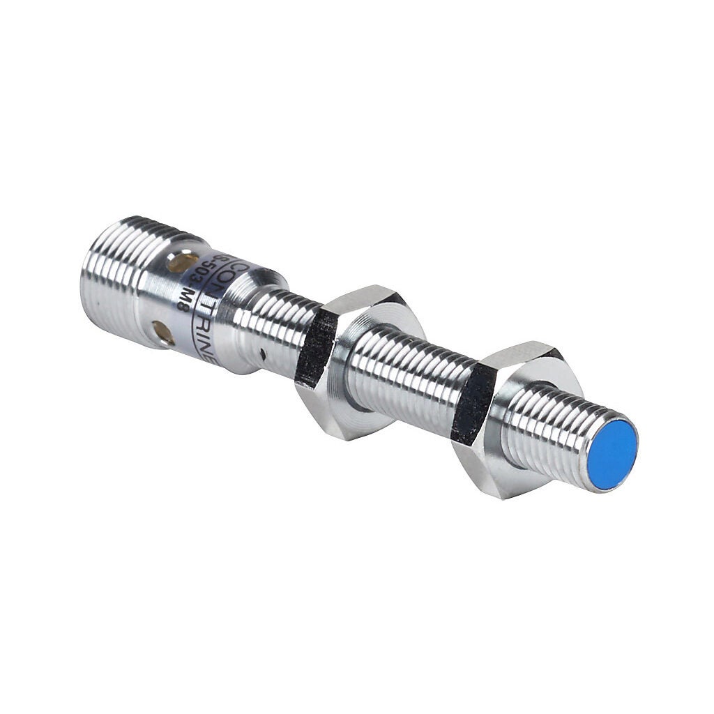 Inductive Proximity Sensor: 8mm diameter x 66mm body, 3mm range
