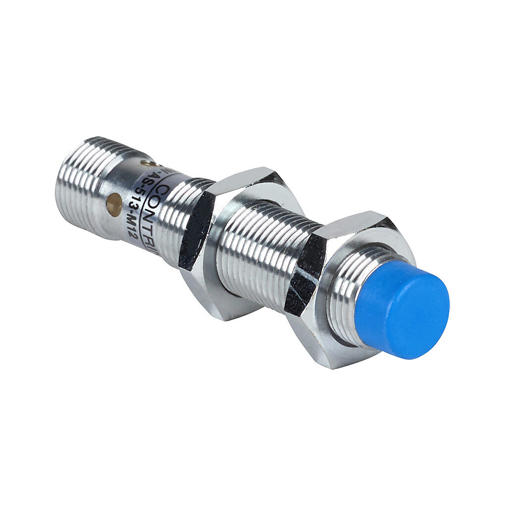 Inductive Proximity Sensor: 12mm diameter x 60mm body, 10mm range