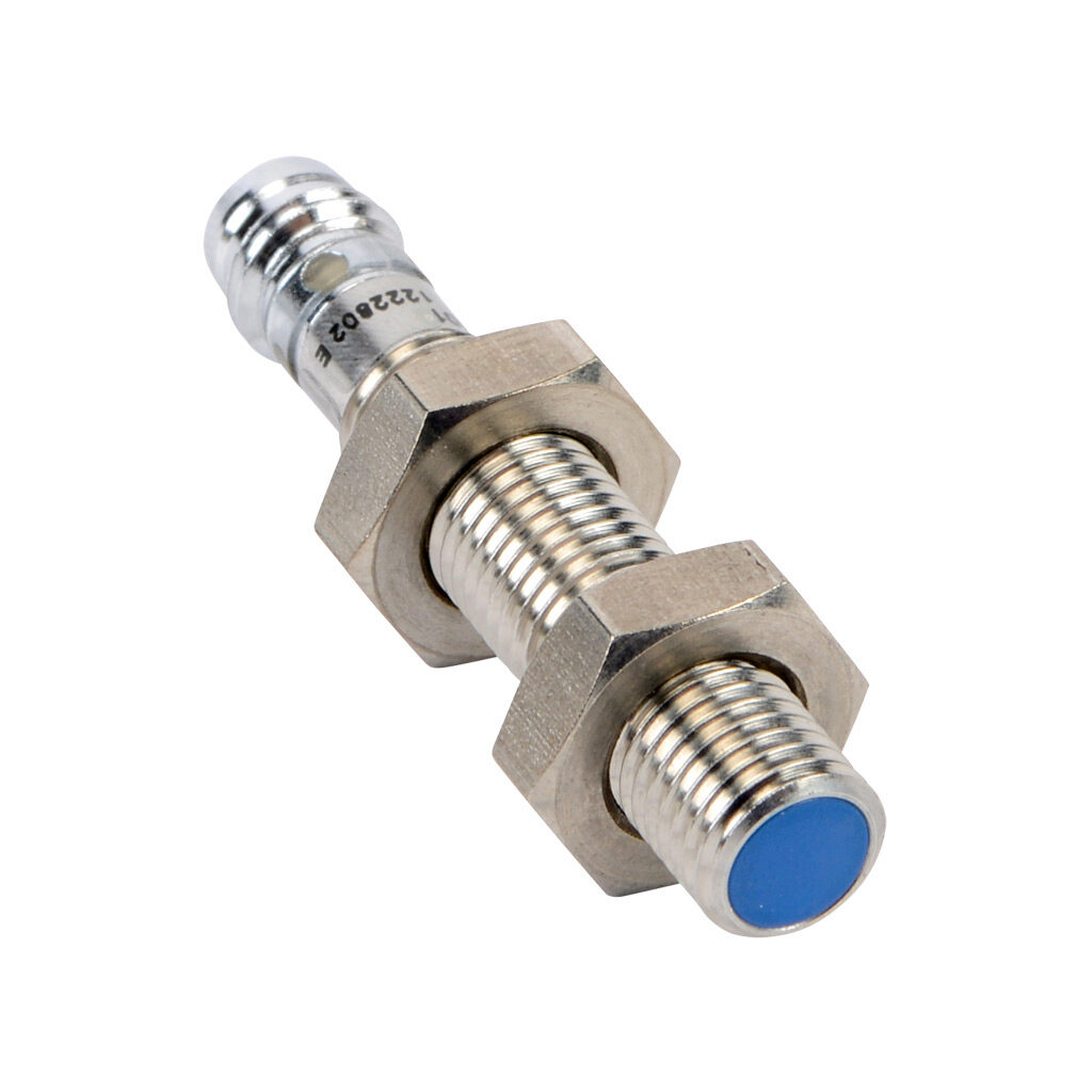 Inductive Proximity Sensor: 8mm diameter x 45mm body, 1.5mm range