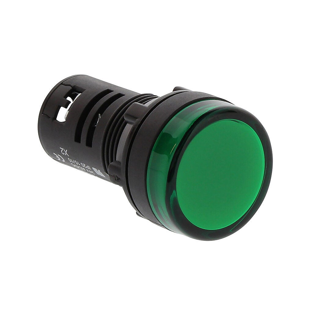 Indicating Light: 22mm, IP65, green (PN# ECX2052-24L