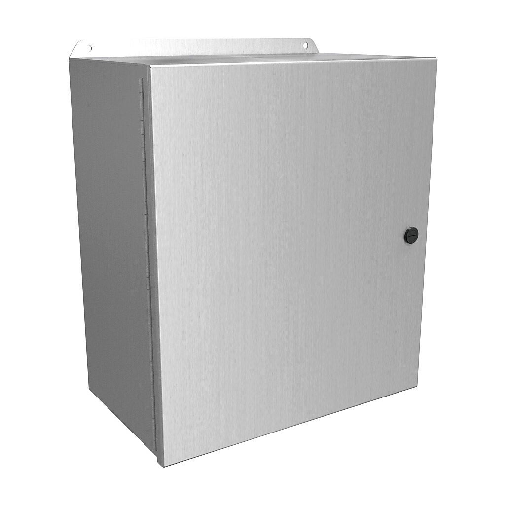 Enclosure: 16 x 14 x 8in, wall mount, 5052-H32 aluminum (PN