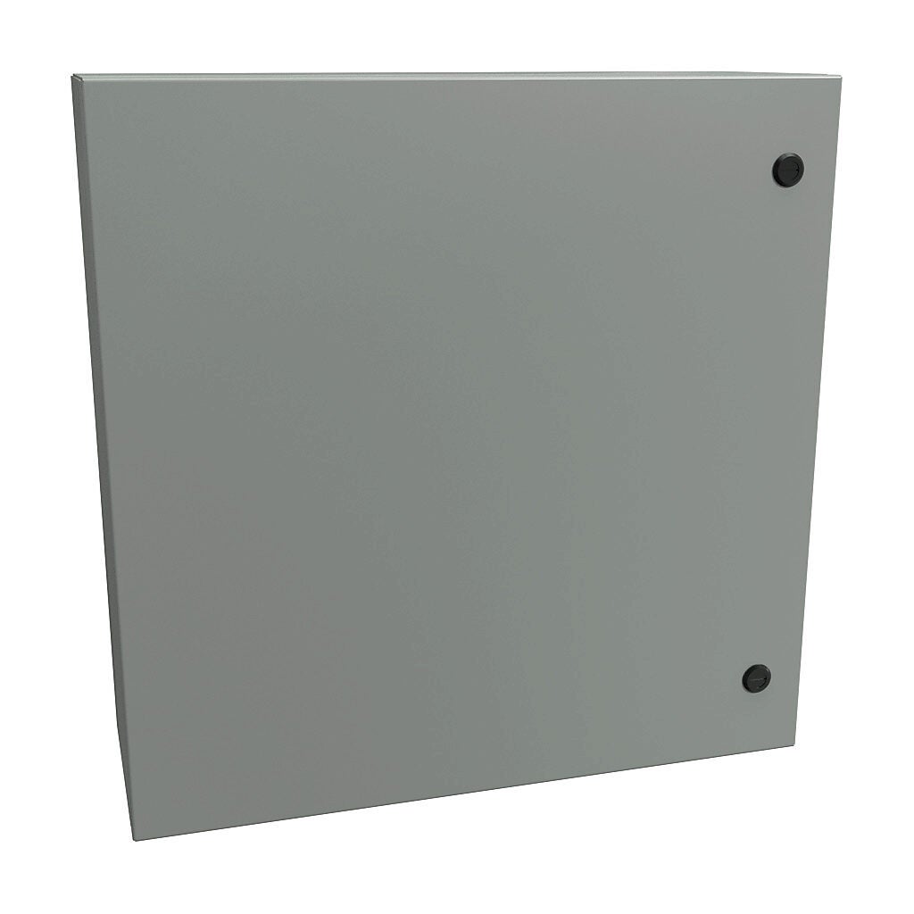 Enclosure: 24 x 24 x 8in, wall mount, carbon steel (PN