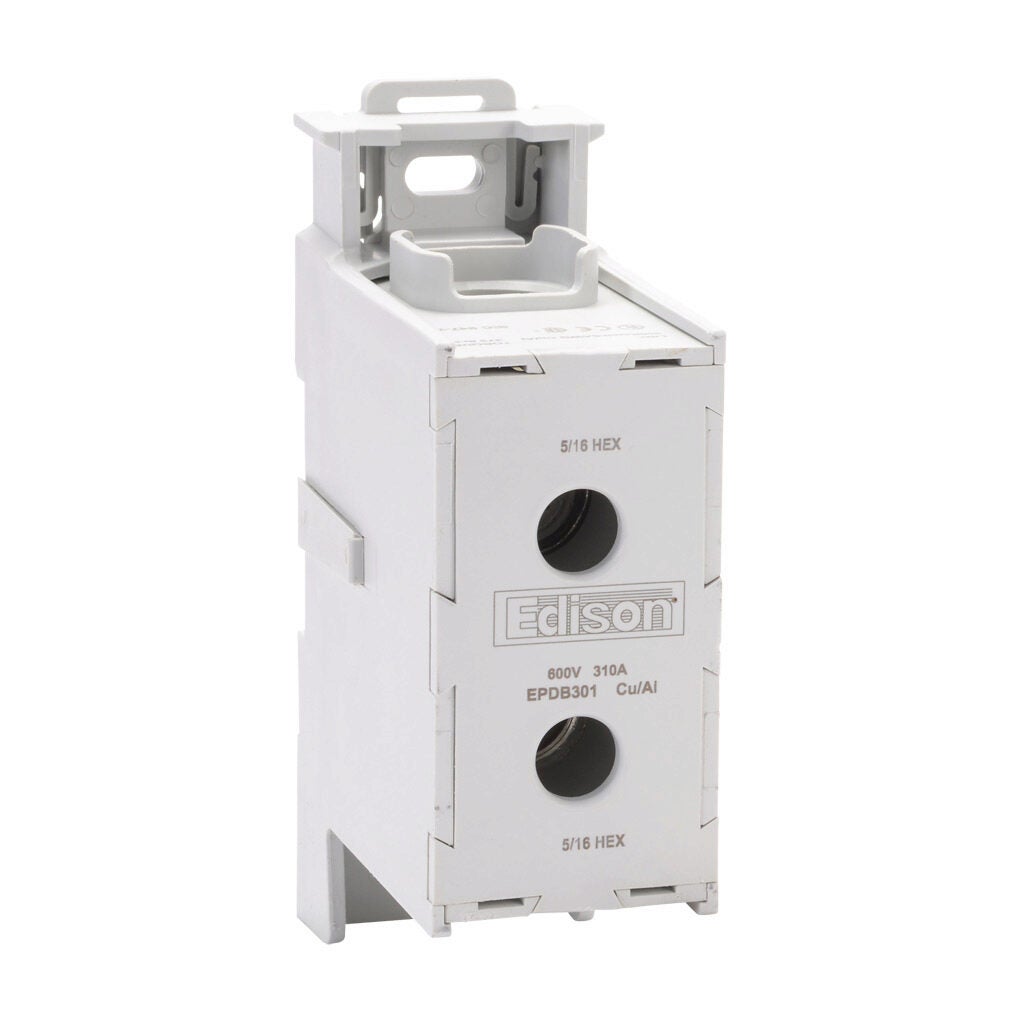 Power Distribution Block: enclosed, 310A, 1-pole, UL 1953 listed