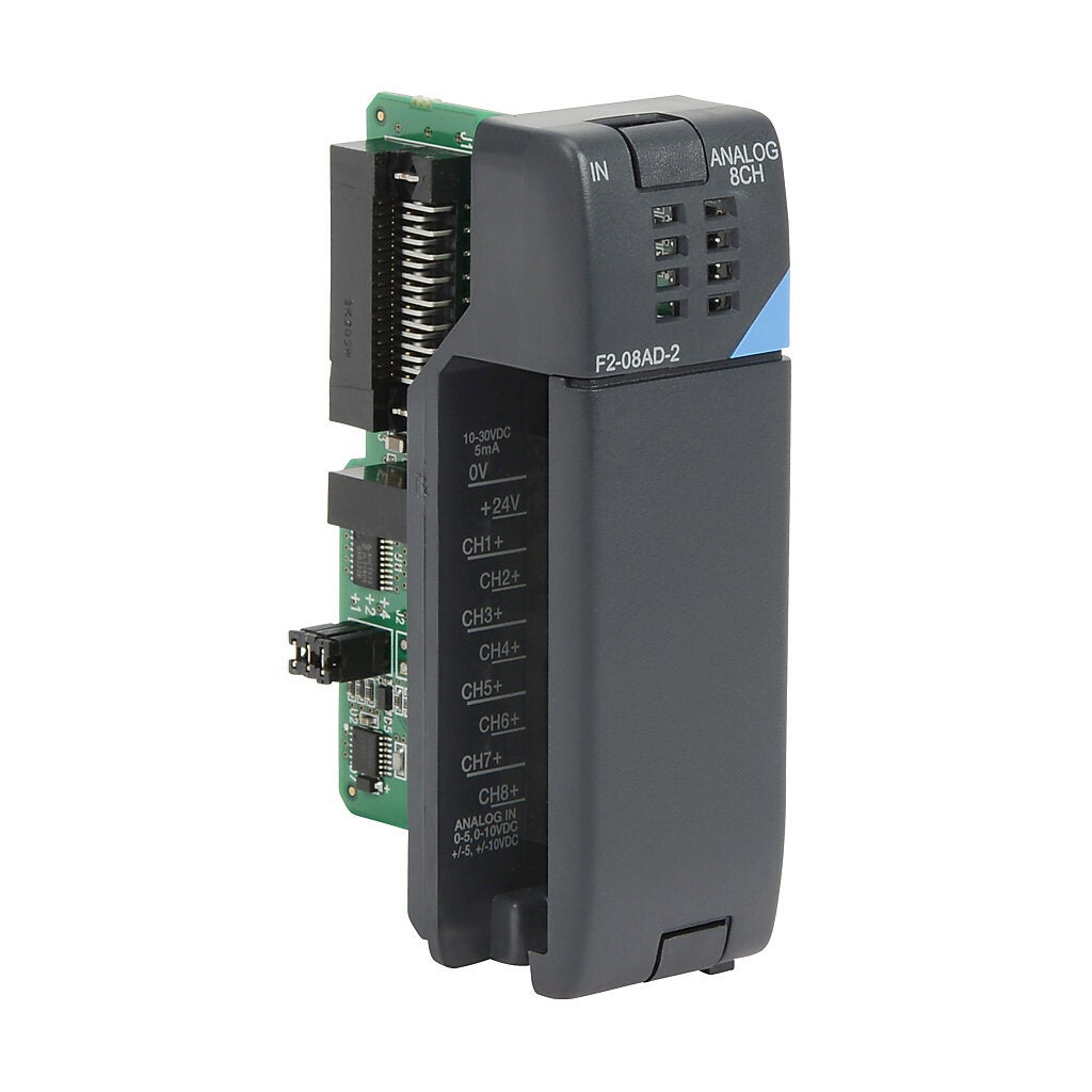 Analog Input Module: 8-ch, voltage (PN# F2-08AD-2) | AutomationDirect