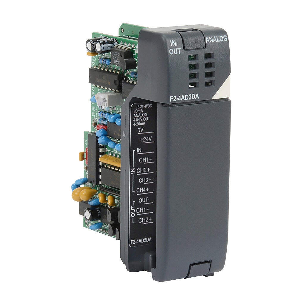 amadana マルチリモコンⅡ CR-302-RD Analog Combo Module: current (PN# F2-4AD2DA) | AutomationDirect