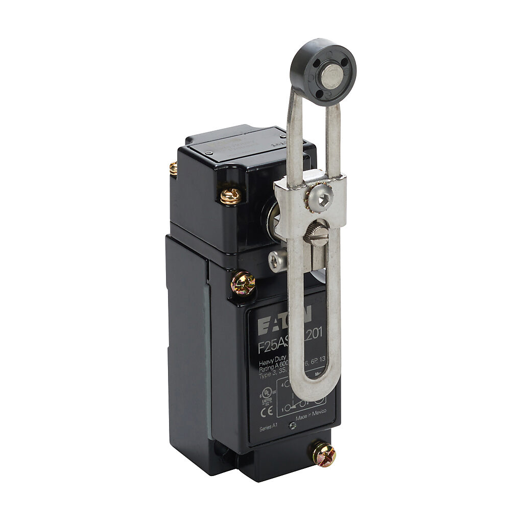 Limit Switch: side rotary adjustable stainless steel lever with