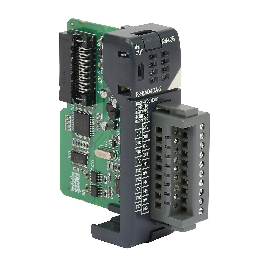 Analog Combo Module: voltage (PN# F2-8AD4DA-2) | AutomationDirect