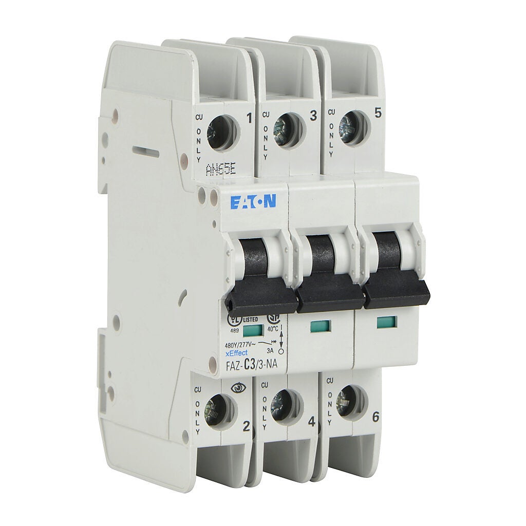 faz 3【感謝セール】 Current-limiting Miniature Circuit Breaker: 3A, C curve (PN# FAZ