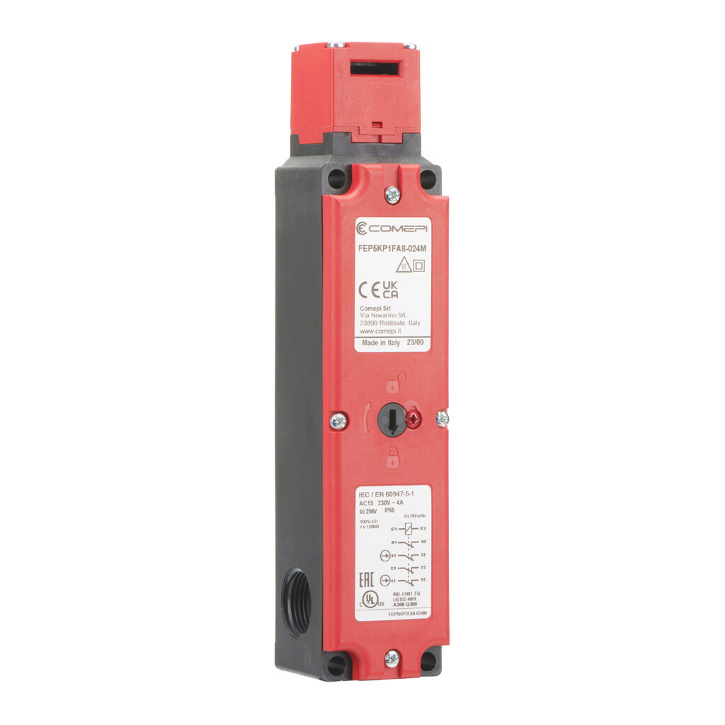 Safety Switch: tongue (key) interlock (PN# FEP5KP1FA8-024M
