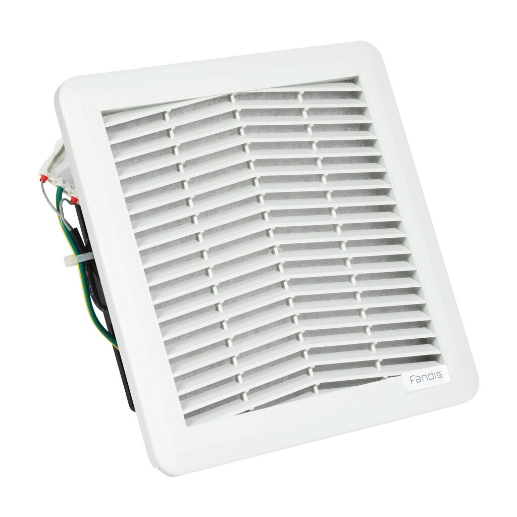 Fan: intake, 65 CFM, 115 VAC operating voltage (PN# FF13PA115UF