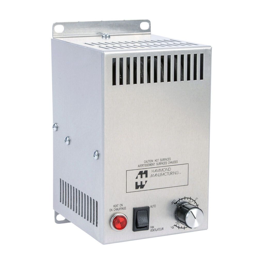Enclosure Heater: 400W heating capacity, incoloy tubular heating
