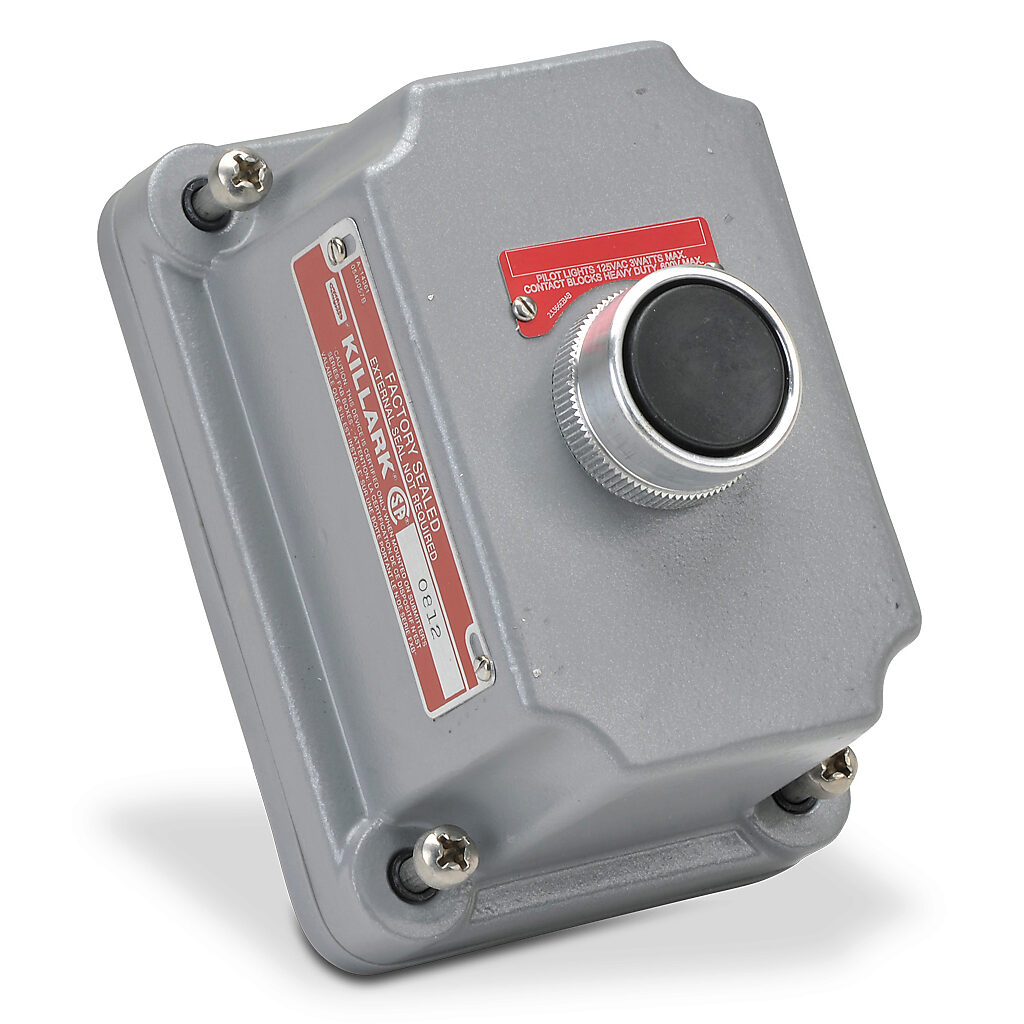 Killark Control Station Cover Assembly: (1) pushbutton (PN# FXCS